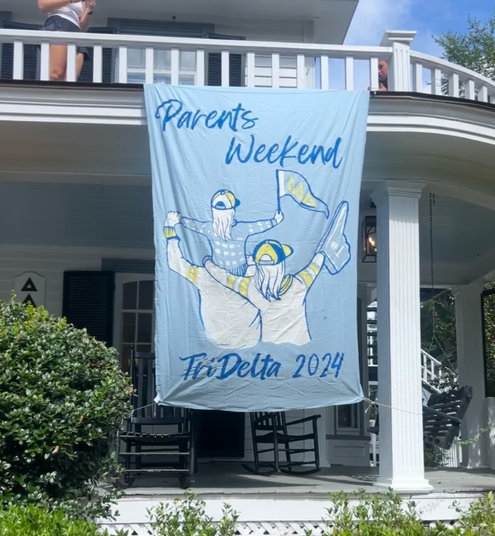 banner for parents weekend
